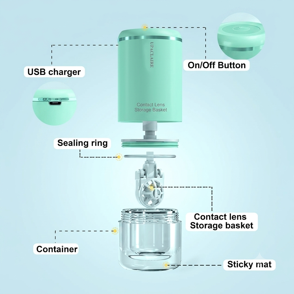 Portable Contact Lens Cleaner